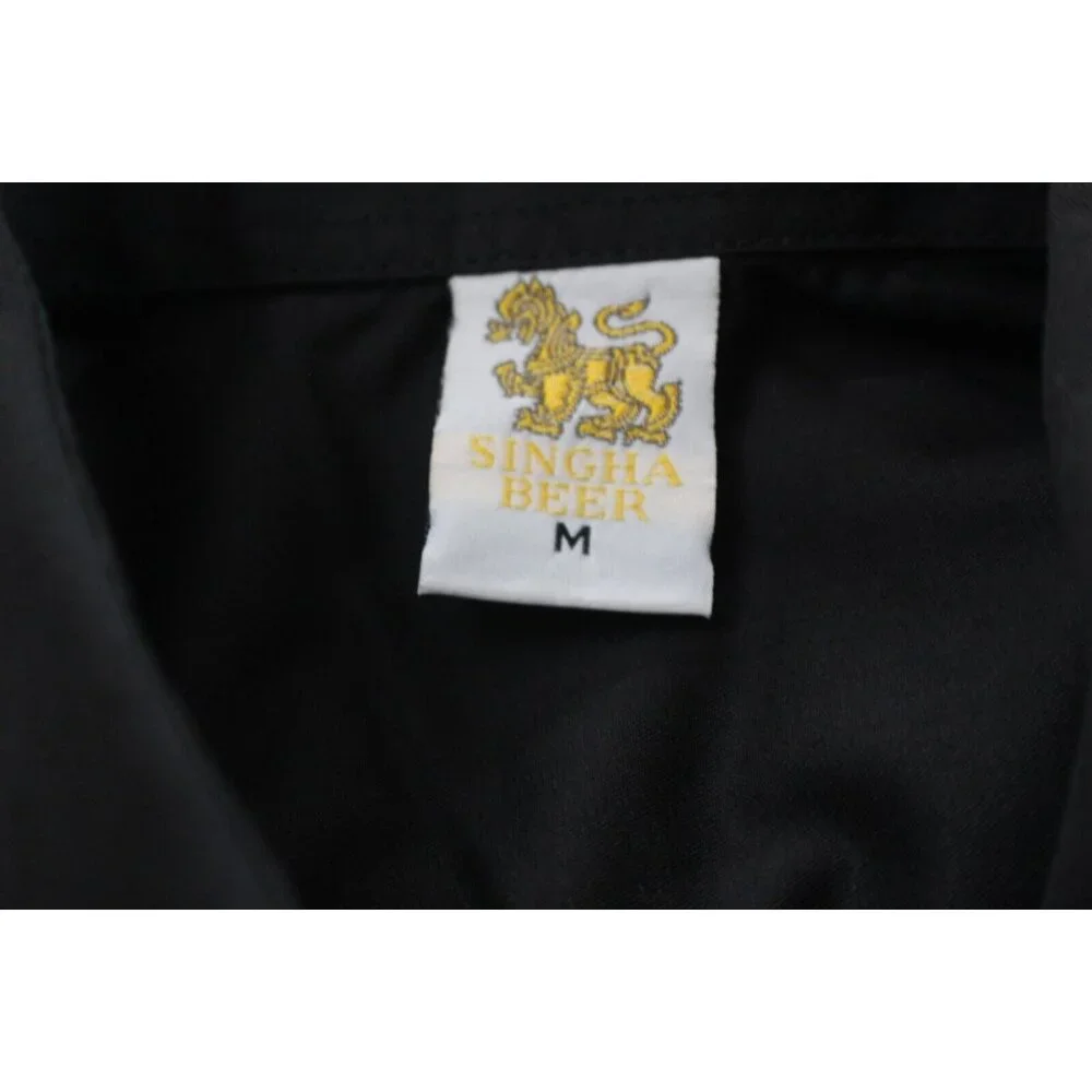 Singha Beer Button Up Shirt Men's Size‎ M